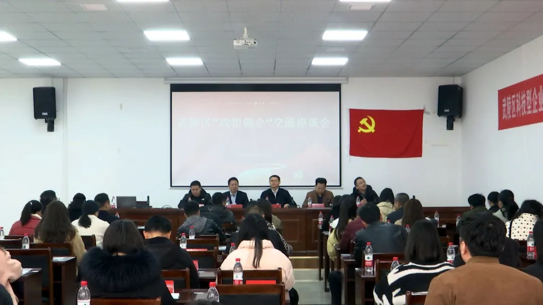 武陵区召开科技型企业“政担银企”交流座谈会
