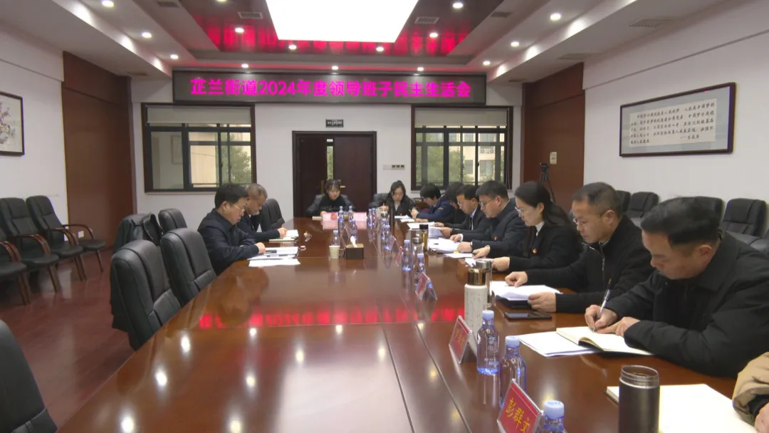 武陵区领导参加指导乡街2024年度民主生活会