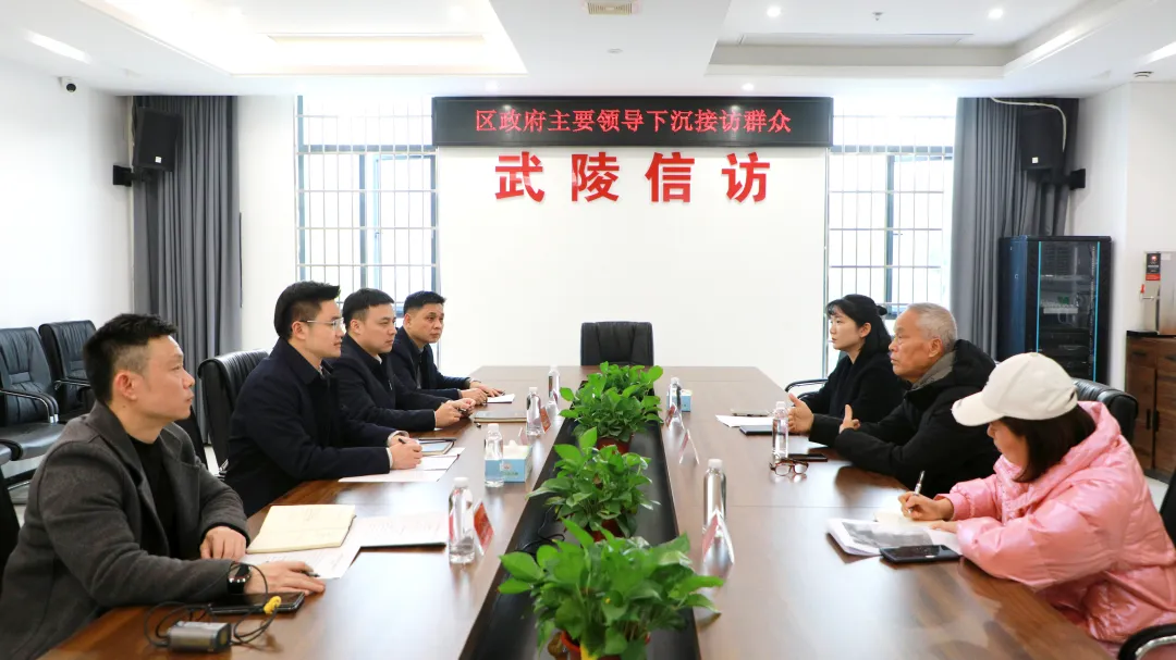 寻健前往区信访局下沉接访