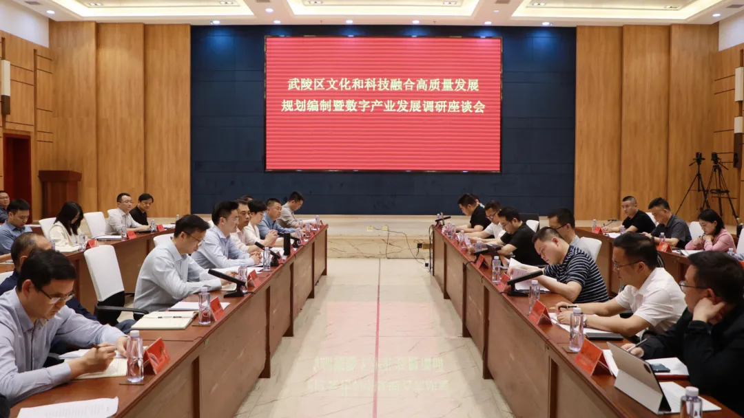 武陵区文化和科技融合高质量发展规划编制暨数字产业发展调研座谈会召开