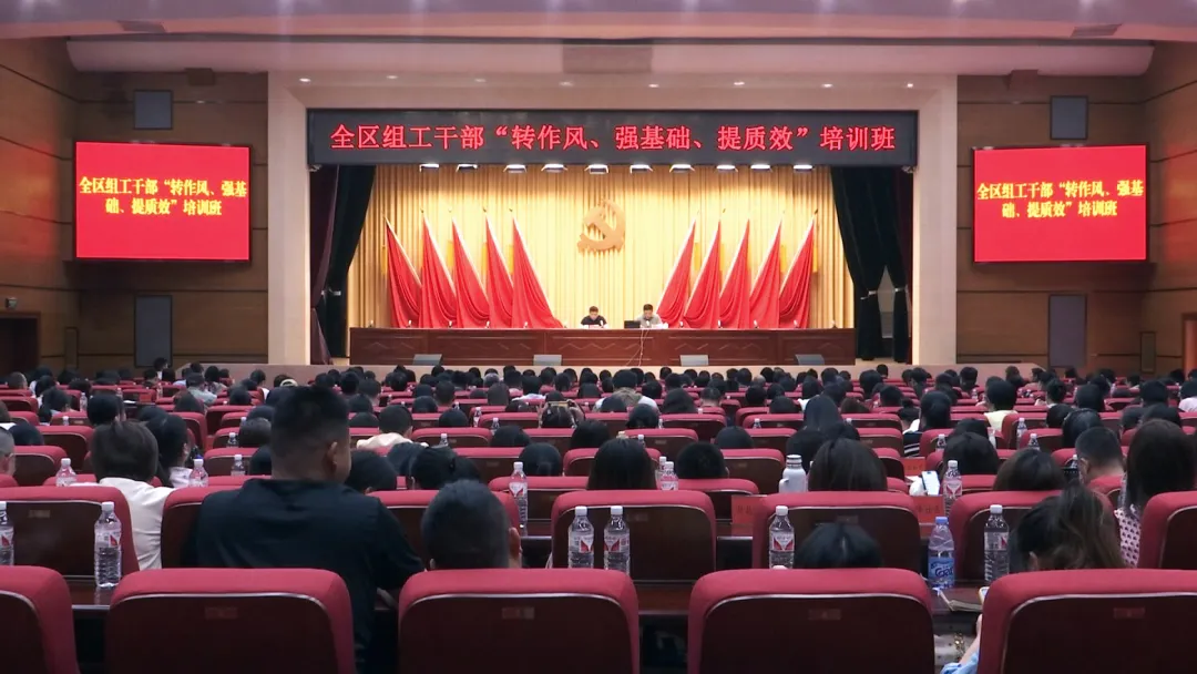 武陵区组工干部“转作风 强基础 提质效”培训班开班