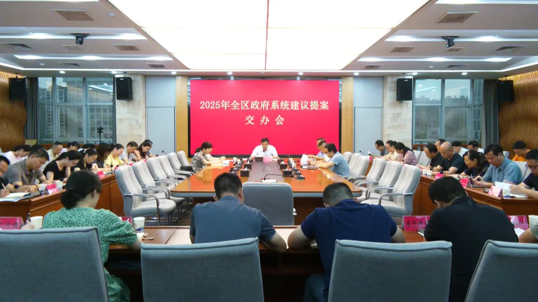 2025年武陵区政府系统建议提案交办会举行