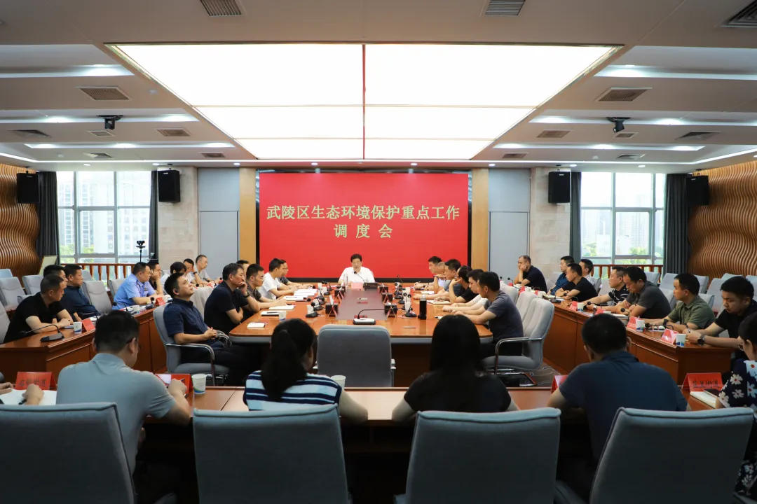 武陵区召开生态环境保护重点工作调度会