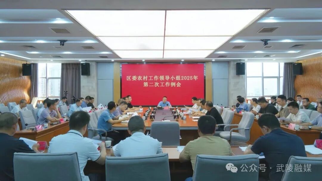 武陵区召开区委农村工作领导小组2025年第二次工作例会