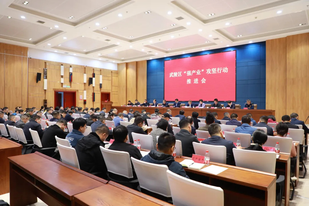 群策群力 聚力攻坚 武陵区召开“强产业”流动现场会及攻坚行动推进会