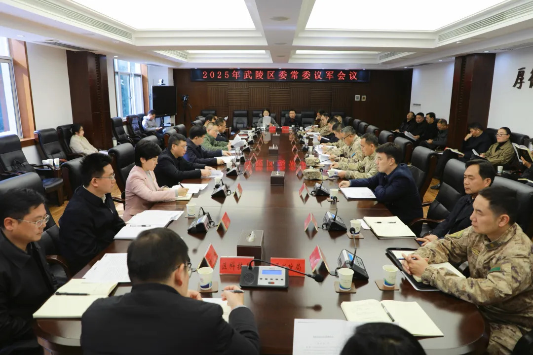 2025年武陵区委常委议军会议暨党政领导干部“军事日”活动举行