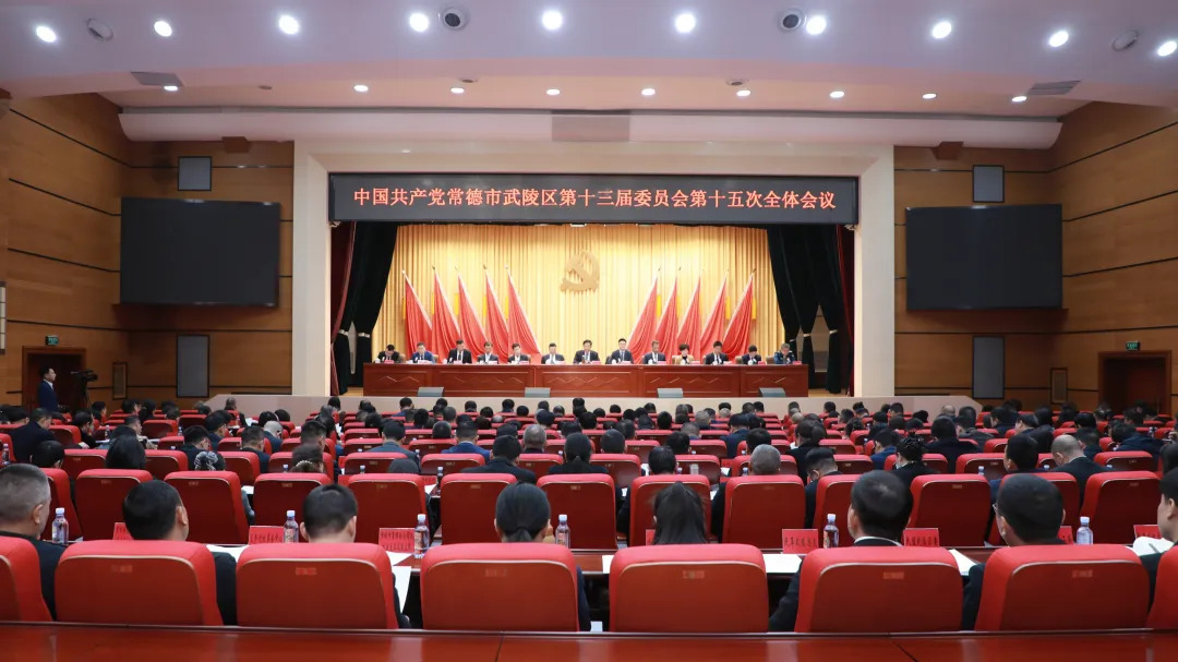 中国共产党常德市武陵区第十三届委员会第十五次全体会议召开