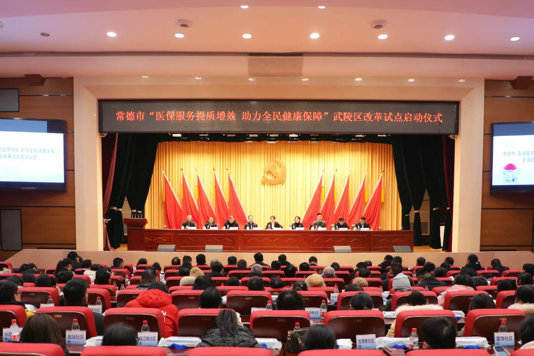 常德市“医保服务提质增效 助力全民健康保障”武陵区改革试点启动