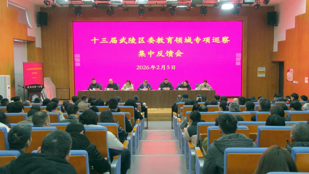 武陵区委第一、二、教育领域专项巡察组向被巡察单位反馈意见