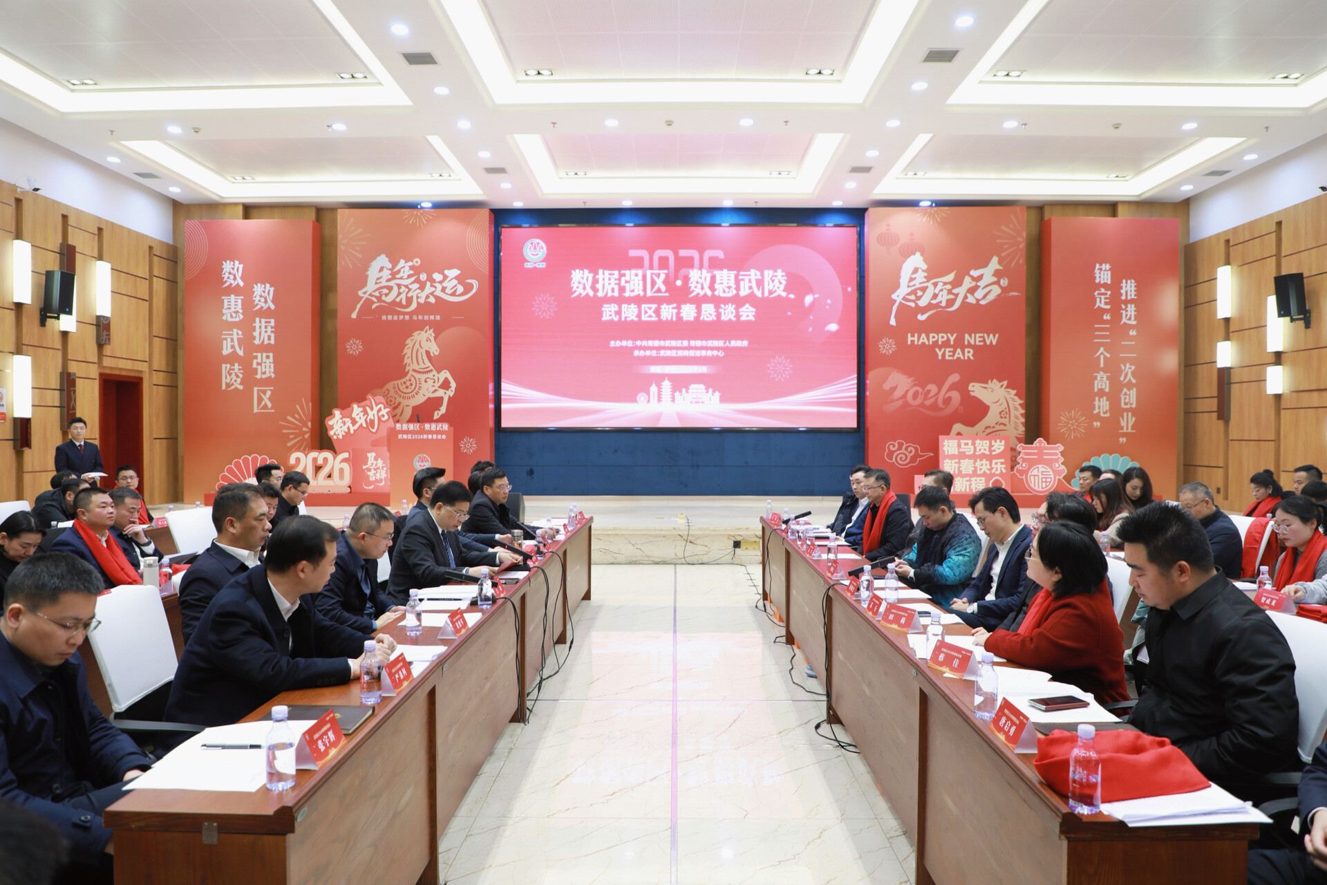 武陵区举行2026年“数据强区·数惠武陵”新春恳谈会