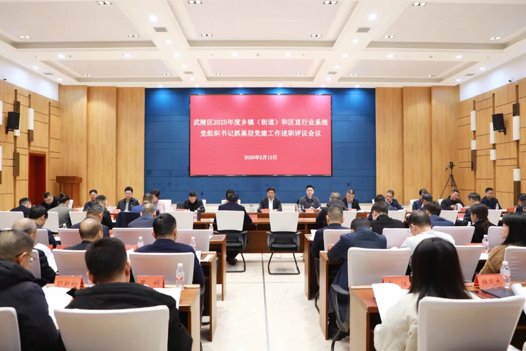 康少中主持召开2025年度乡镇（街道）和区直行业系统党组织书记抓基层党建述职评议会议