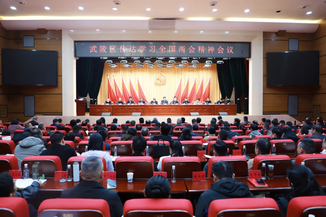 武陵区传达学习全国两会精神会议召开