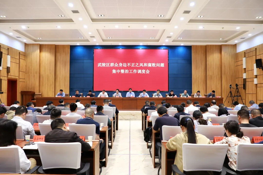 （树立和践行正确政绩观）武陵区召开群众身边不正之风和腐败问题集中整治工作调度会