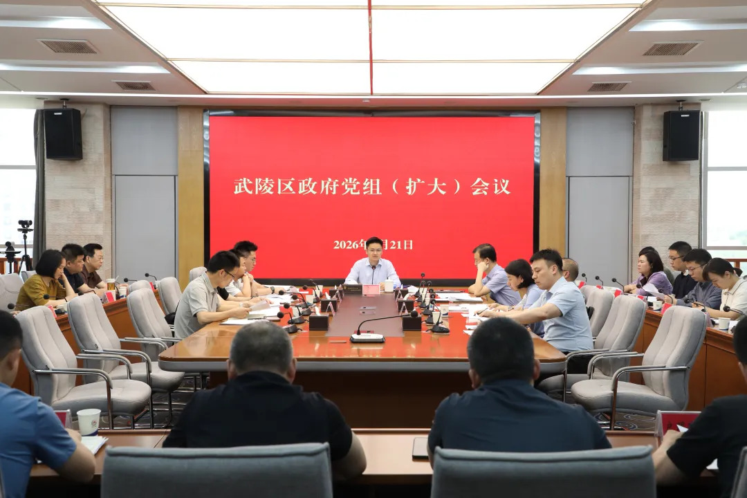 武陵区政府党组（扩大）会议召开