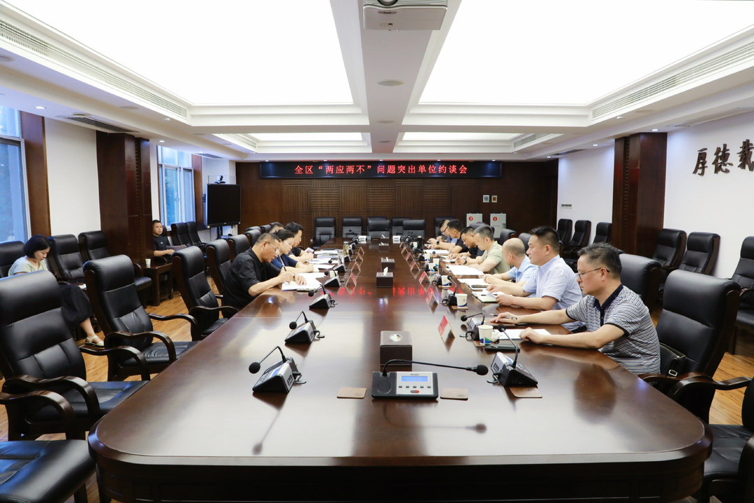 宋磊主持召开“两应两不”问题突出单位约谈会