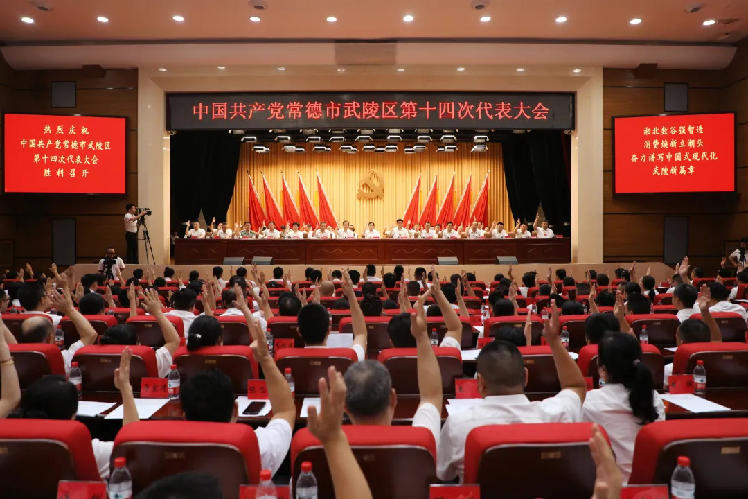中国共产党常德市武陵区第十四次代表大会举行第二次全体会议