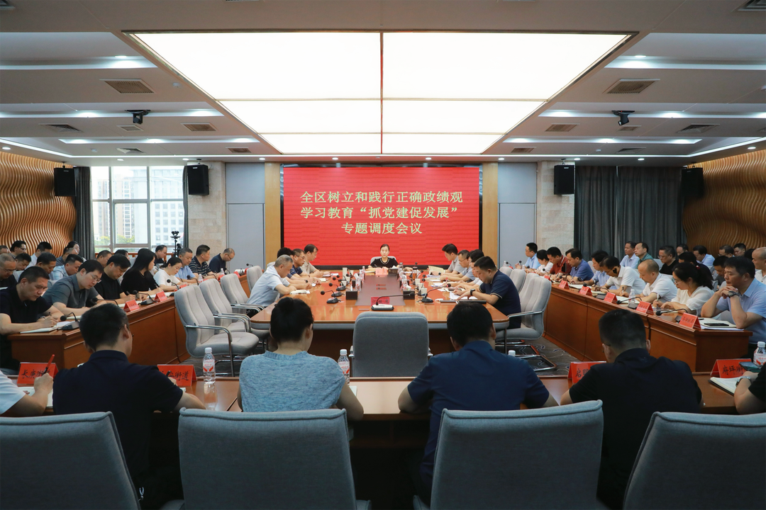 武陵区树立和践行正确政绩观学习教育“抓党建促发展”专题调度会议召开