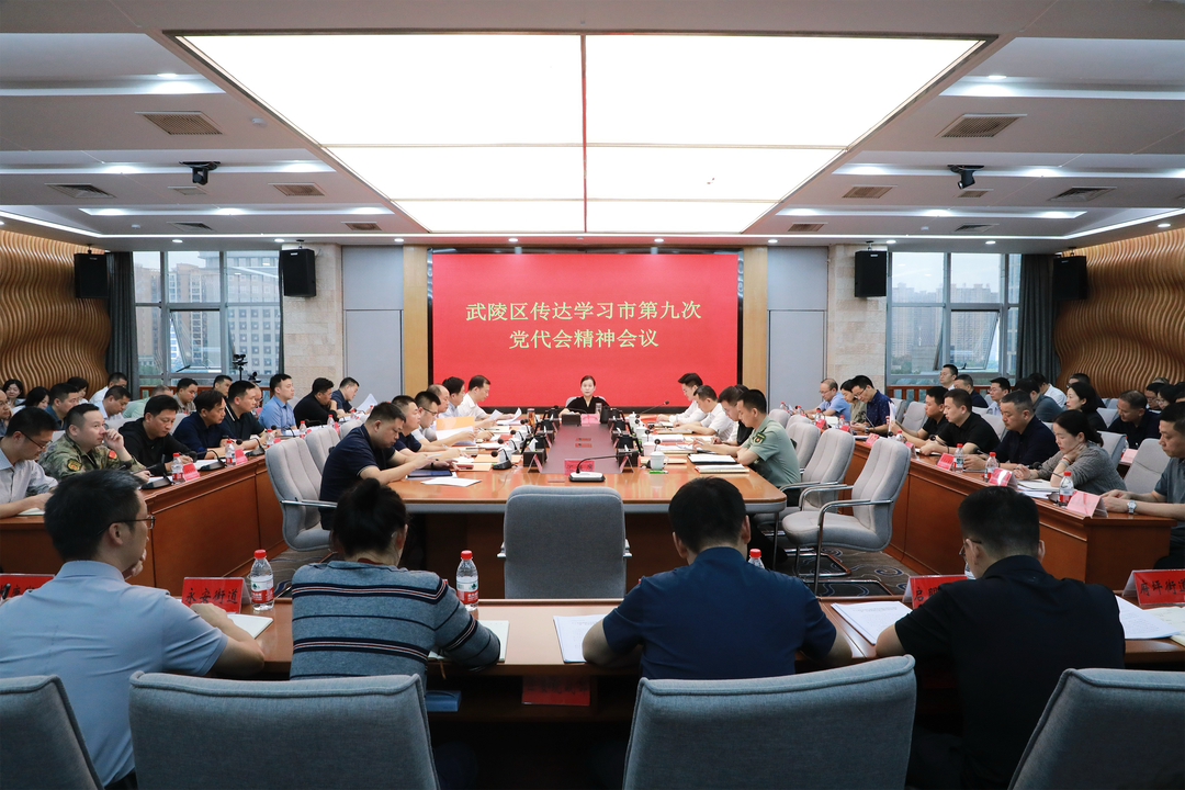 武陵区传达学习市第九次党代会精神