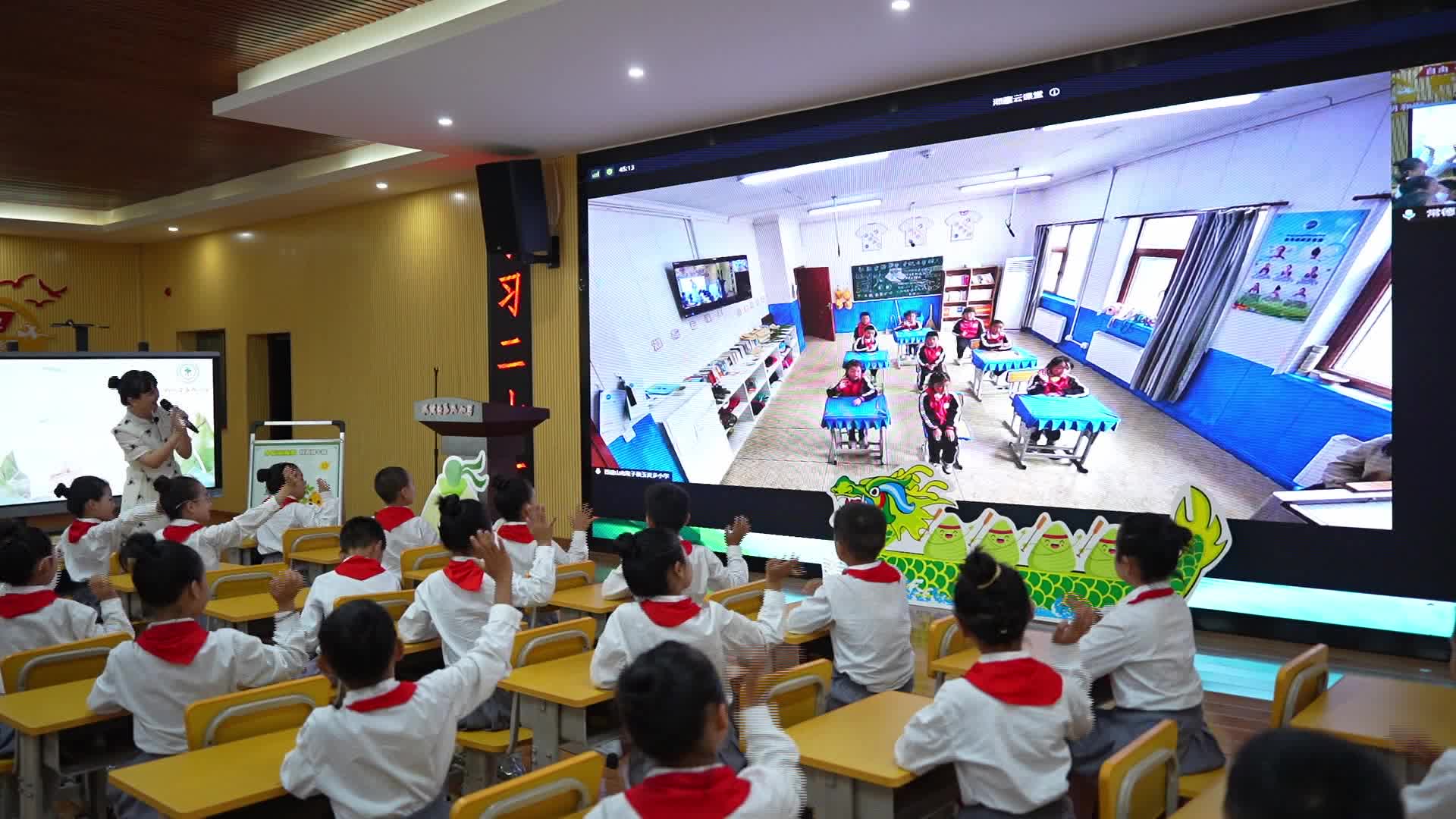 武陵区东风小学：相约云课堂 湘藏两地少年同庆端午佳节