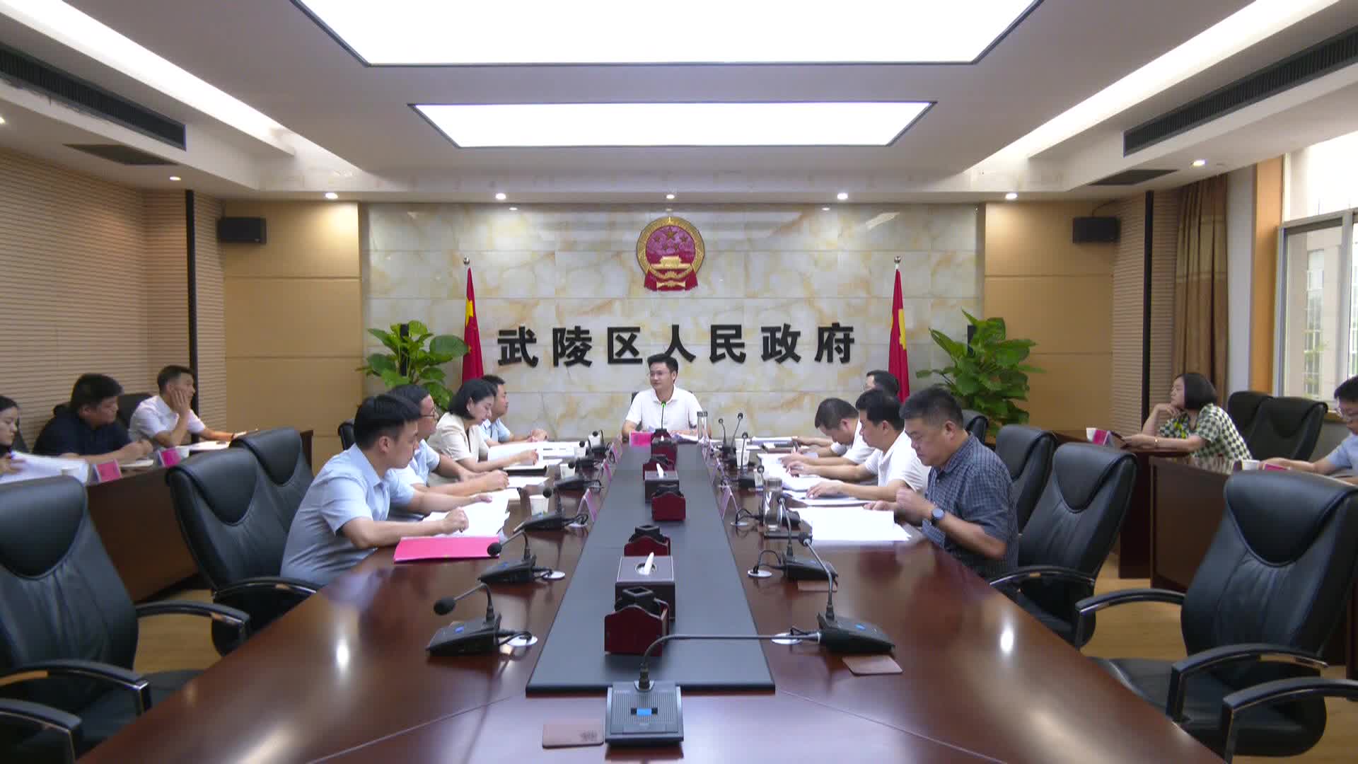 武陵区政府2024年8月份党组理论学习中心组集中学习研讨会、党纪学习教育第四次专题学习暨区政府党组会议召开