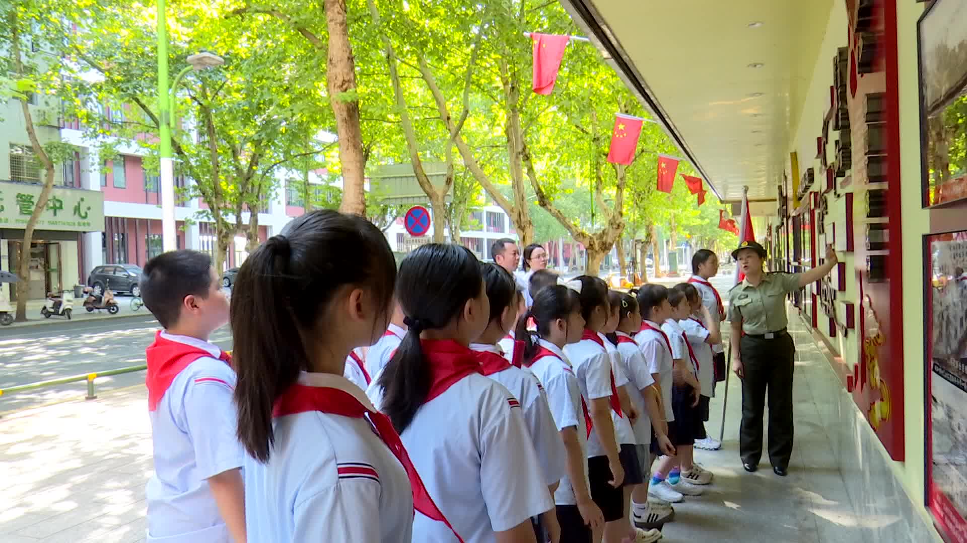 卫门口小学组织开展“九一八”爱国主义教育活动