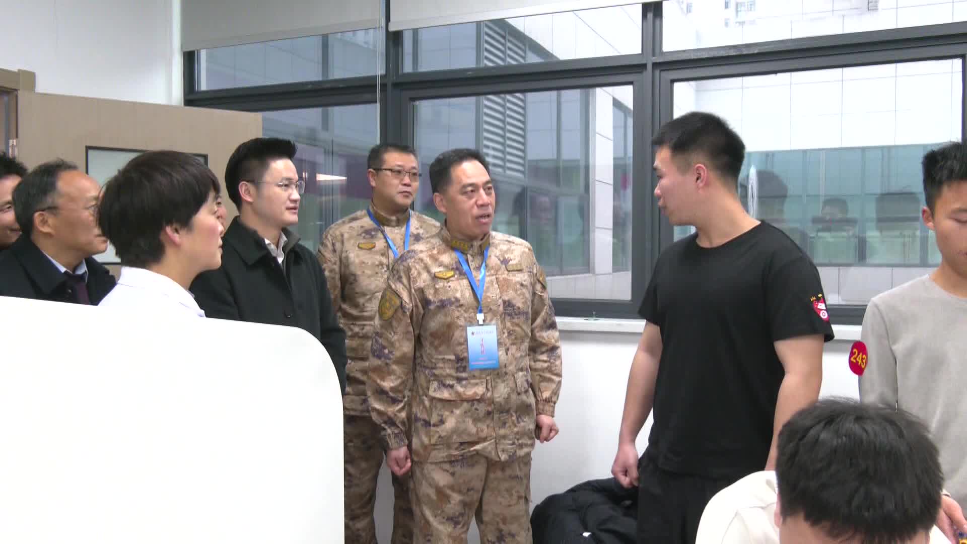 刘世明来武陵区检查指导征兵体检工作