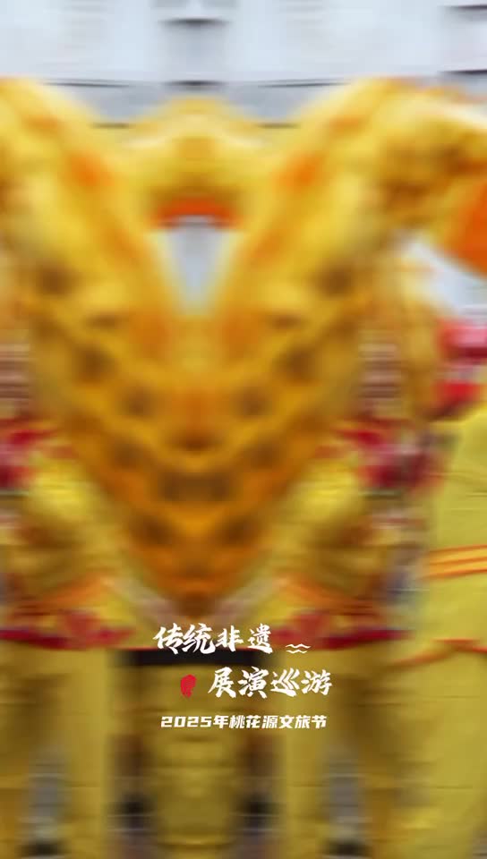 桃花源里赏非遗展演巡游#2025年桃花源文旅节