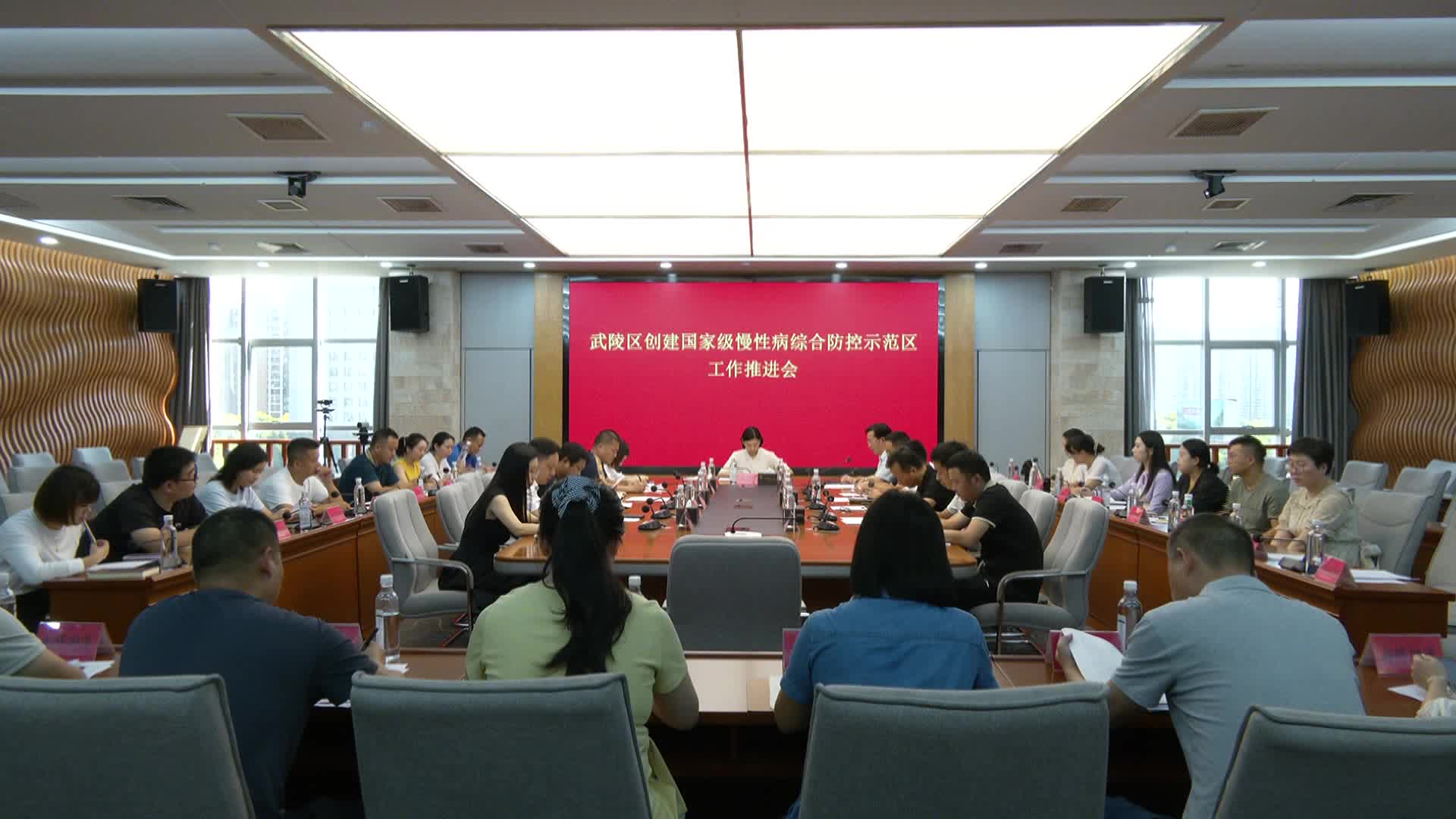 武陵区召开创建国家级慢性病综合防控示范区工作推进会