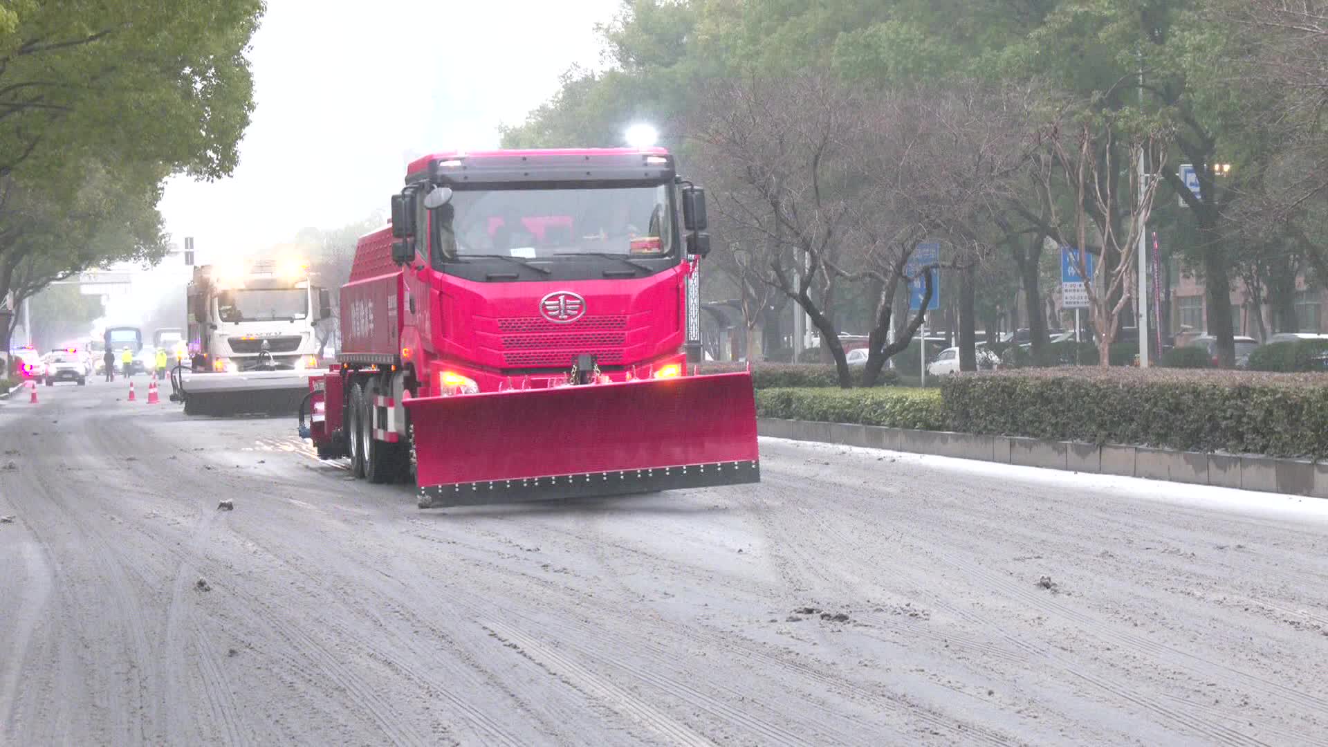 武陵区开展防御低温雨雪冰冻灾害天气应急演练
