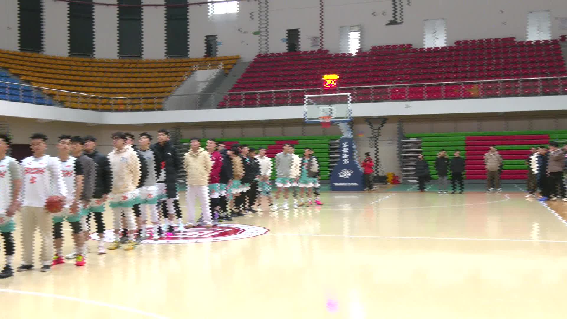 武陵区篮协集训队与湖南幼专篮球队举行新春联谊赛