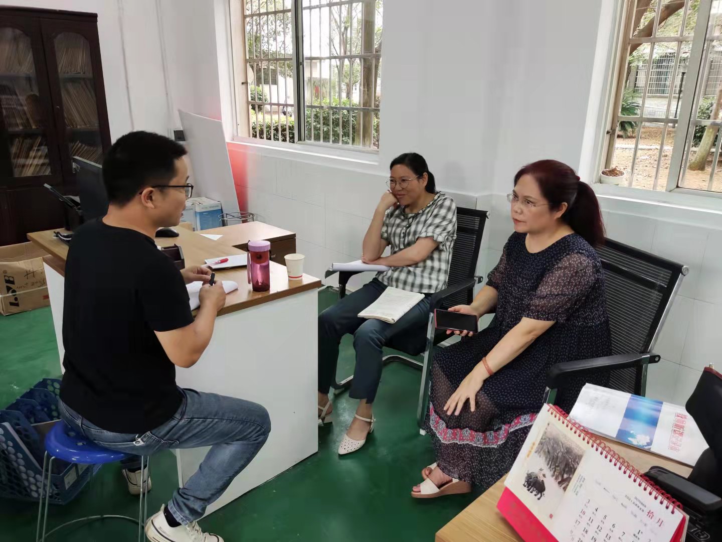 常德市第十六中学：“双减”环境研新法  教研引领提高效——武陵区教研员莅临指导课堂教学