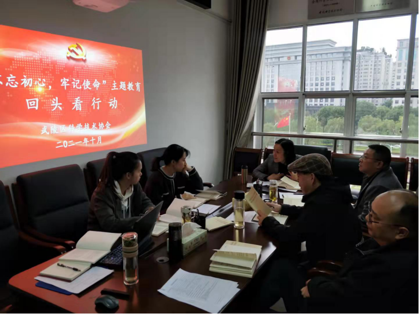 区科协开展“不忘初心、牢记使命” 主题教育回头看行动
