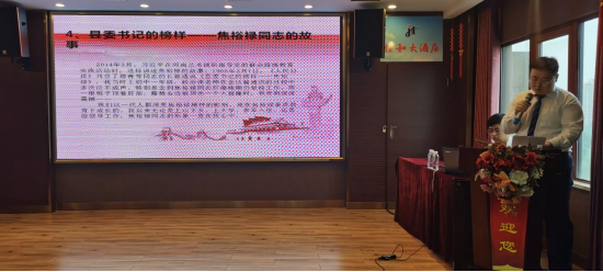 武陵区大学生志愿宣讲队走进园区讲党史