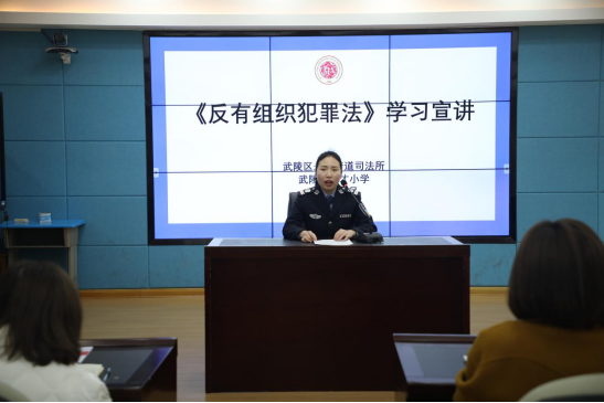 武陵区司法局大力开展《反有组织犯罪法》宣传活动