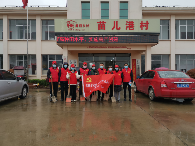 武陵区科协开展义务植树活动