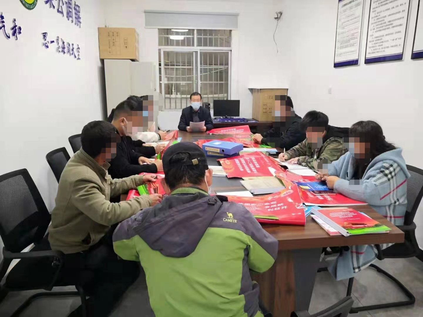 河洑司法所组织社区矫正对象开展“全民国家安全教育日”学习活动