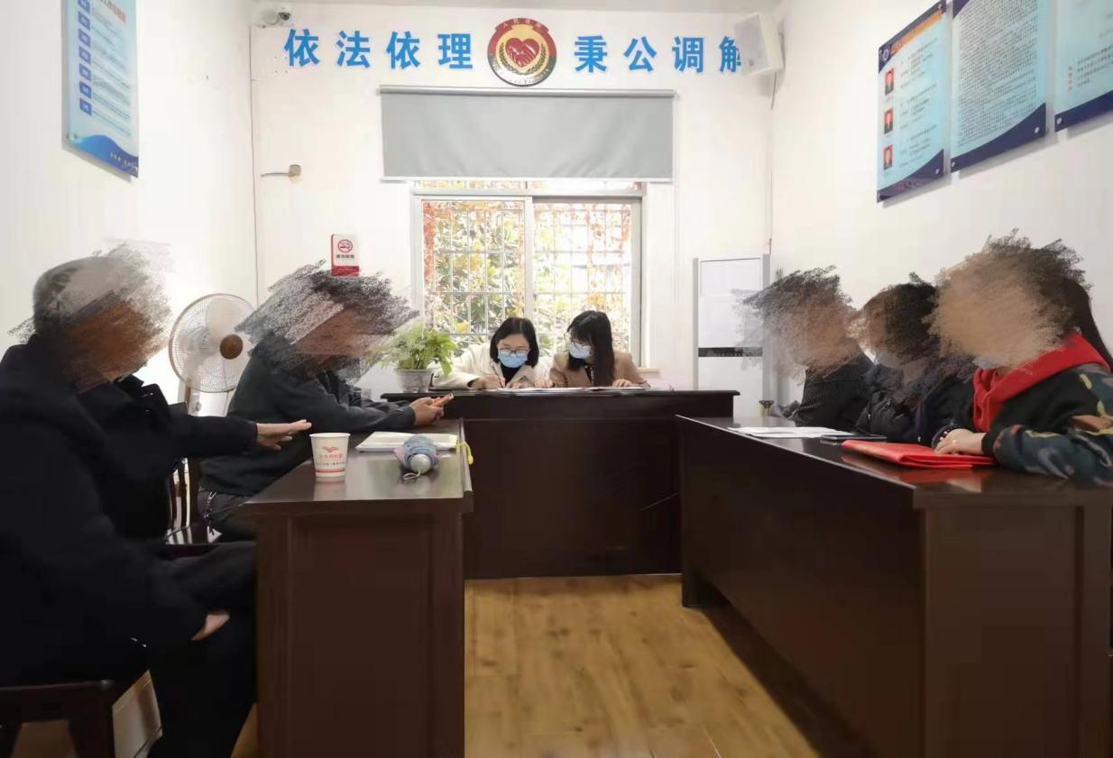 白马湖司法所成功调解杨某等6人房屋拆迁安置纠纷