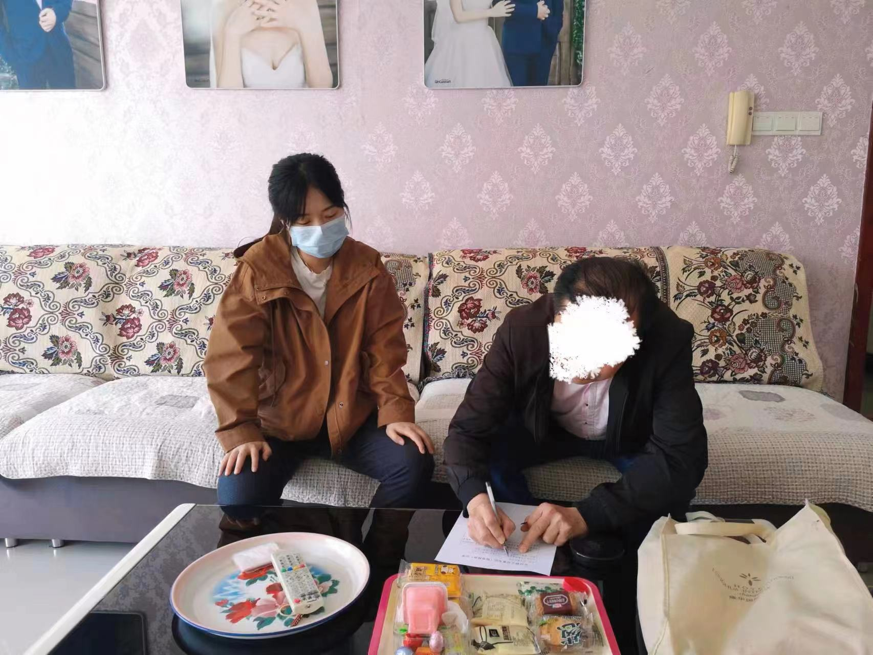 白马湖司法所开展社区矫正节前走访行动