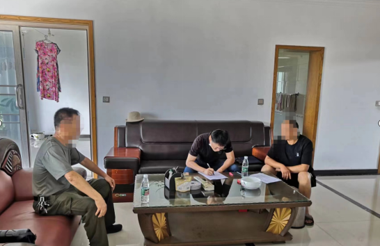 东江司法所开展社区矫正对象集中走访活动