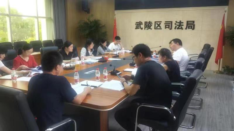 武陵区司法局组织召开信息化建设项目招标文件论证会