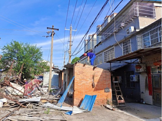 助力城市“颜值”提升|武陵区永安街道拆违工作持续发力
