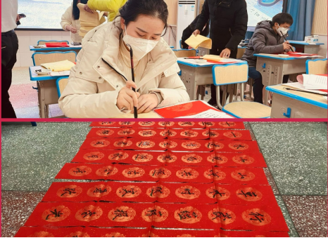 丹洲中心小学开展教师三笔字比赛活动