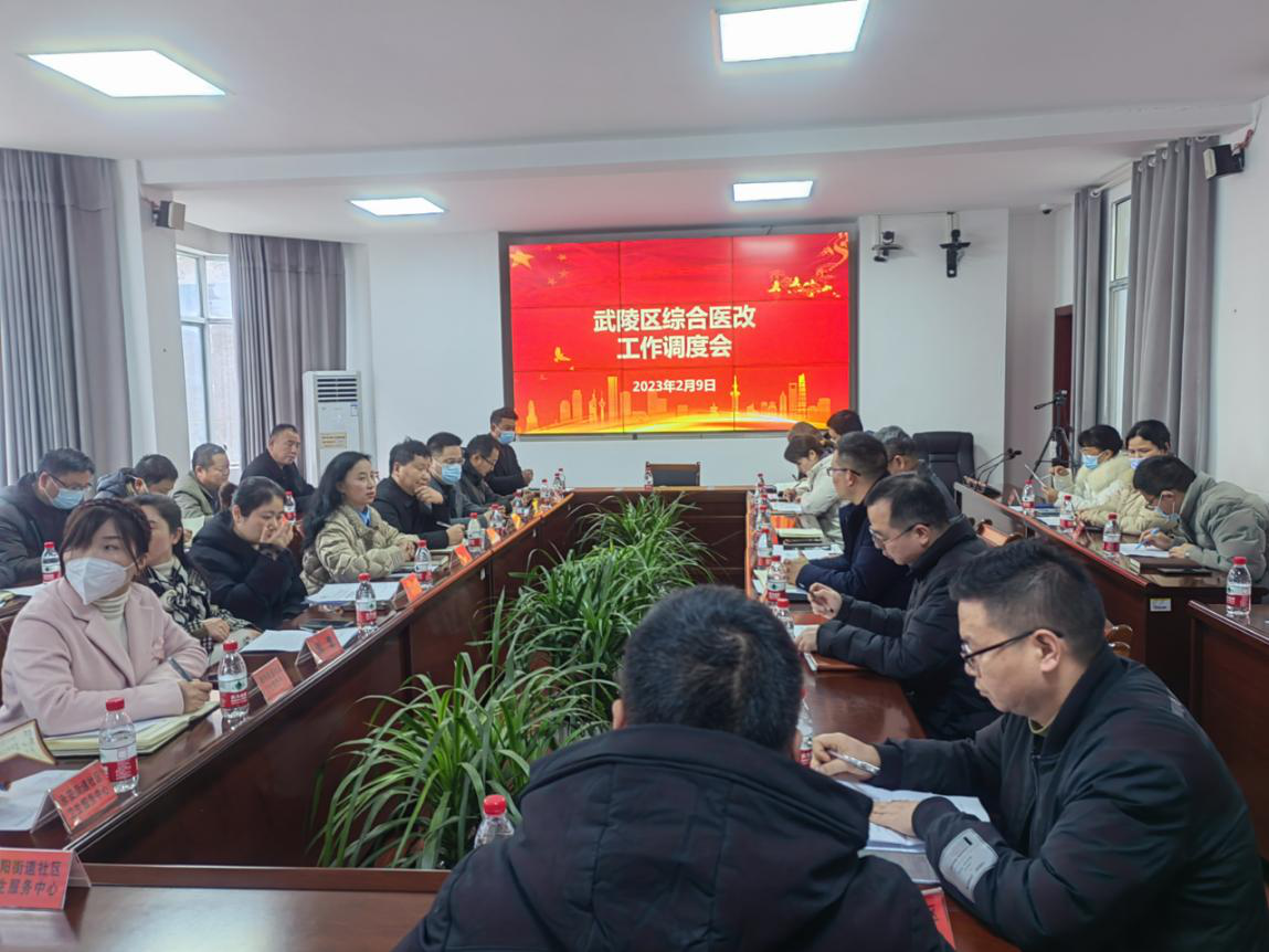 武陵区召开综合医改工作调度会