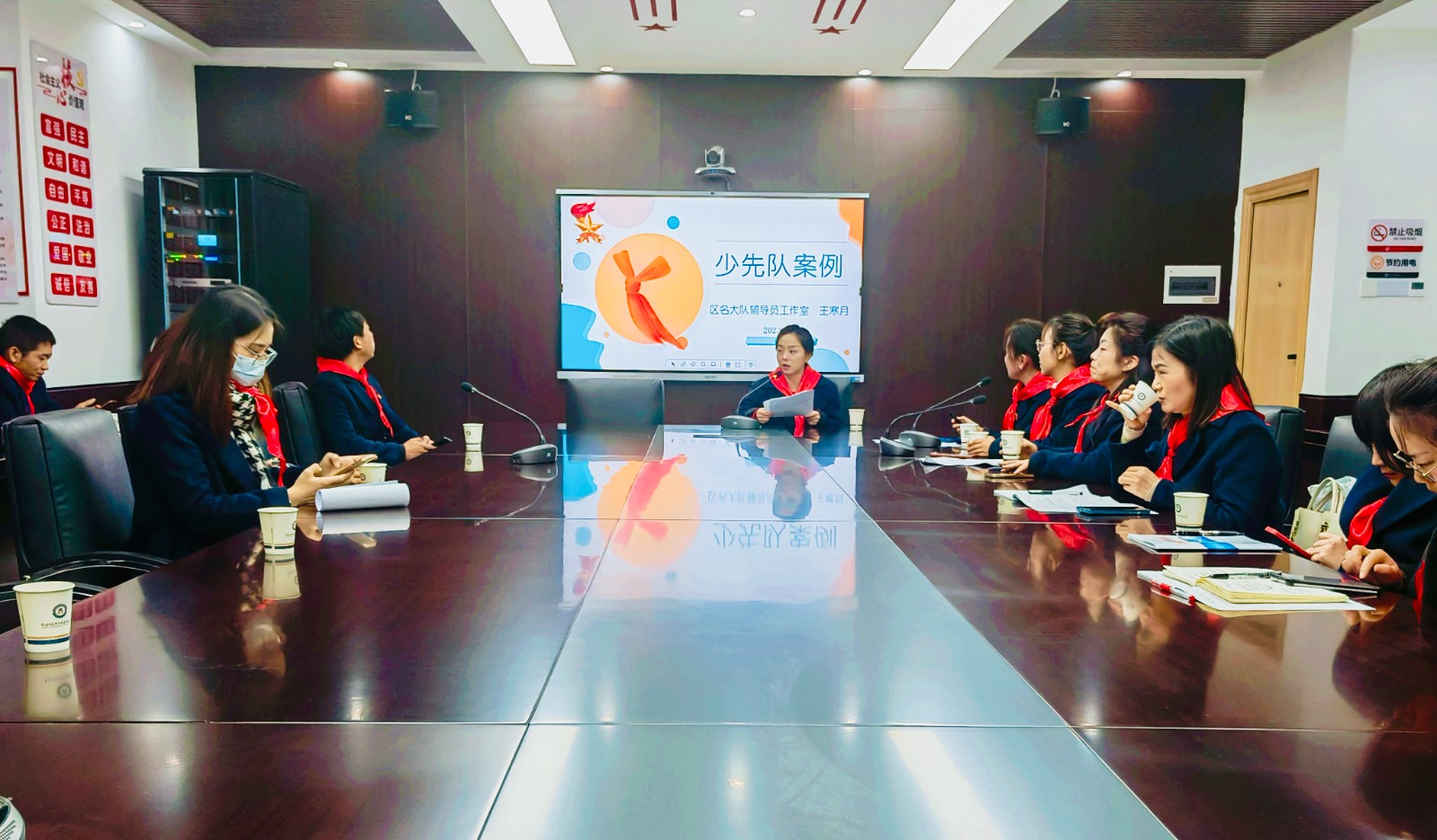 武陵区名大队辅导员王寒月工作室开展中队辅导员培训活动