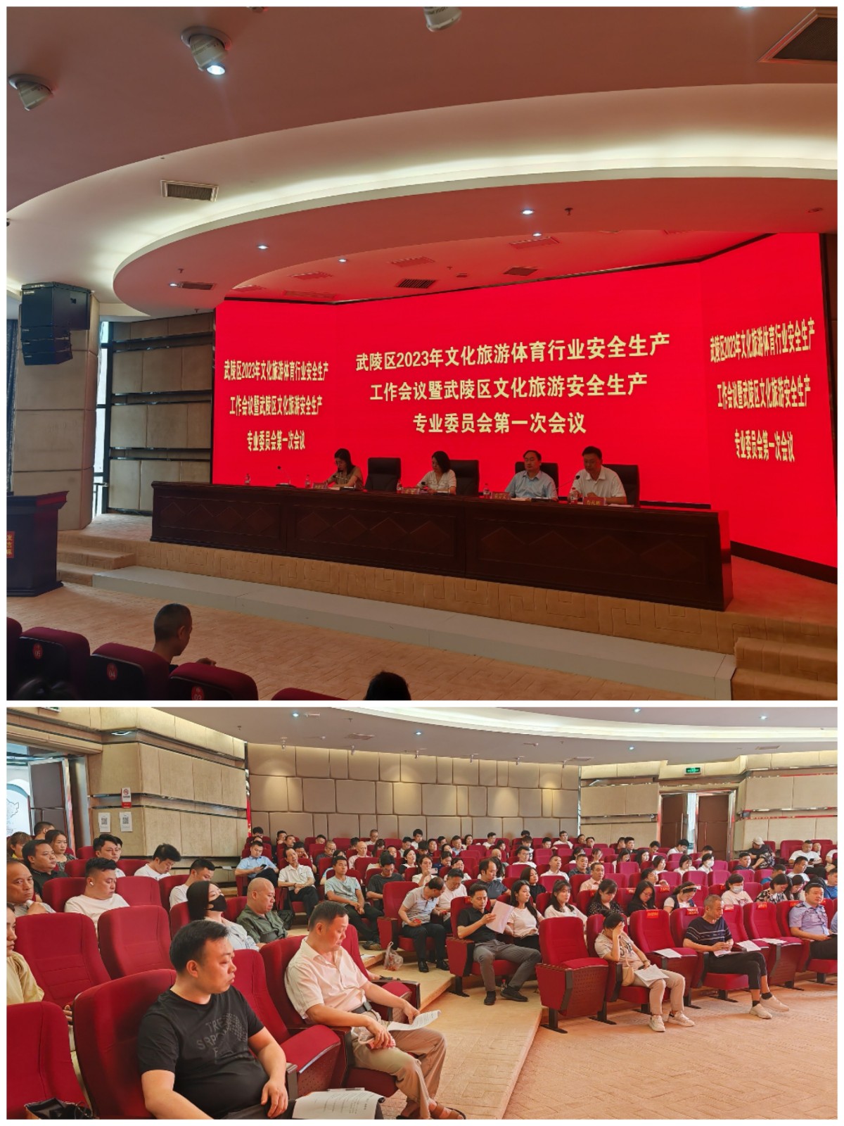 武陵区文体局召开2023年度文化旅游体育行业安全生产工作会暨武陵区文化旅游安全生产专业委员会第一次会议