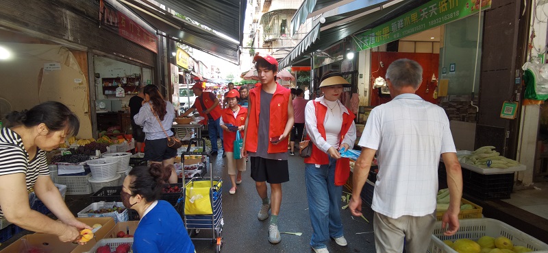 武陵区非公综合党委组织开展反电诈宣传活动
