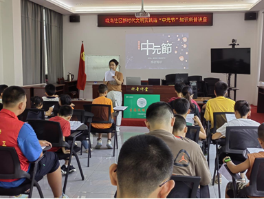 新时代文明实践耀武陵||晓岛社区联合绿岛生态文明实践队开展文明安全祭祀宣传活动