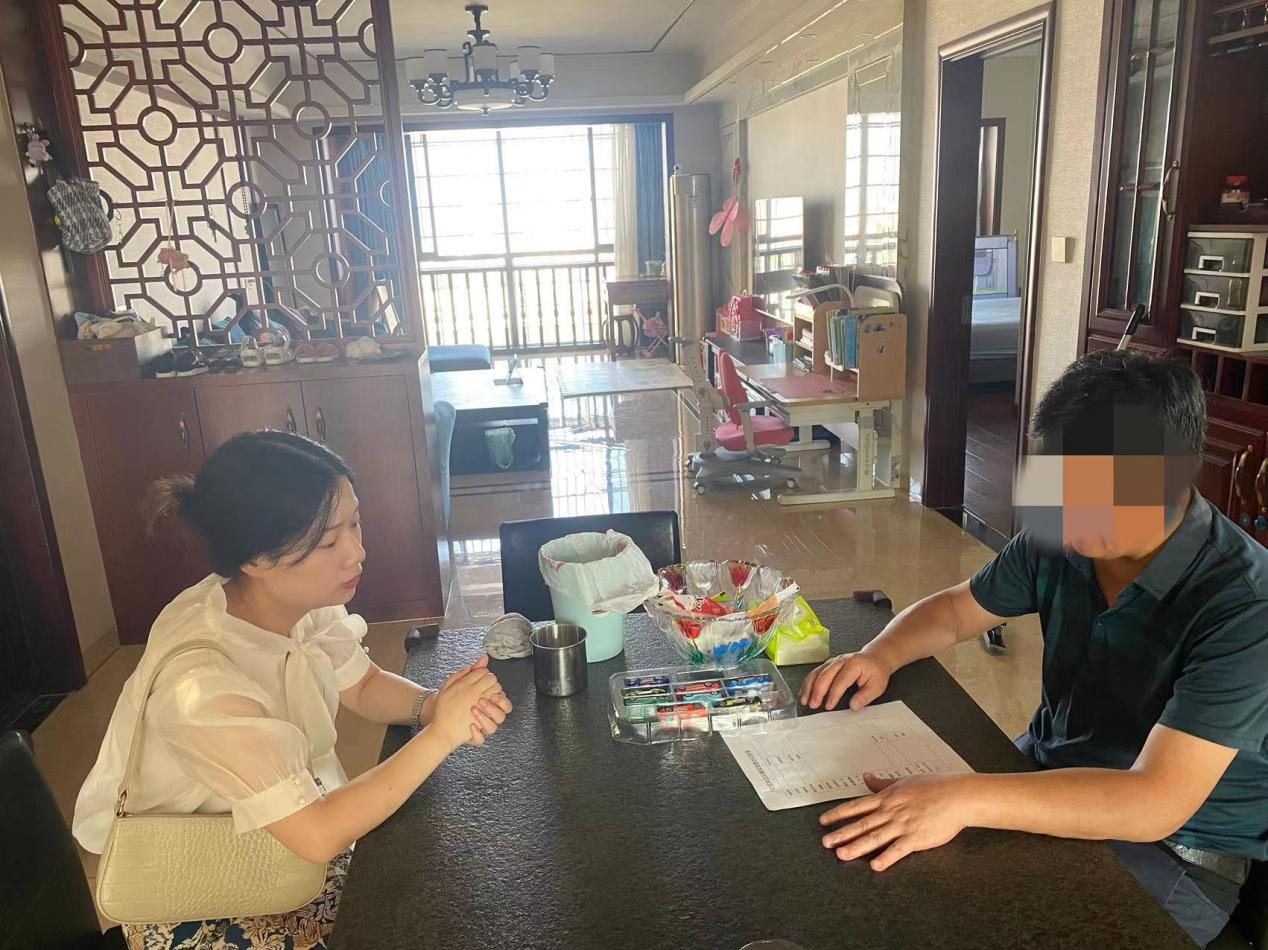 白马湖司法所开展社区矫正对象集中走访活动