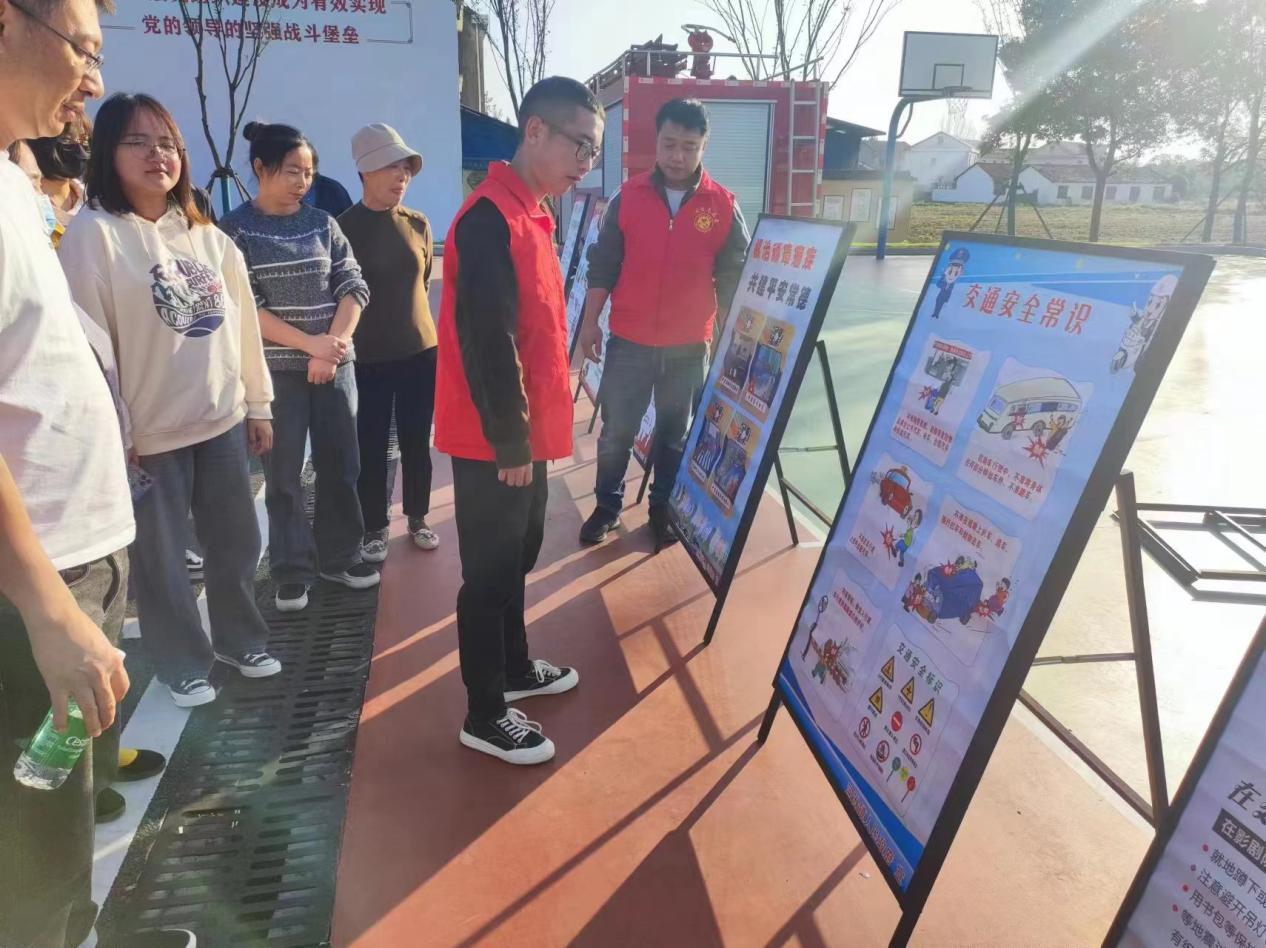 河洑镇开展“119”消防宣传月活动