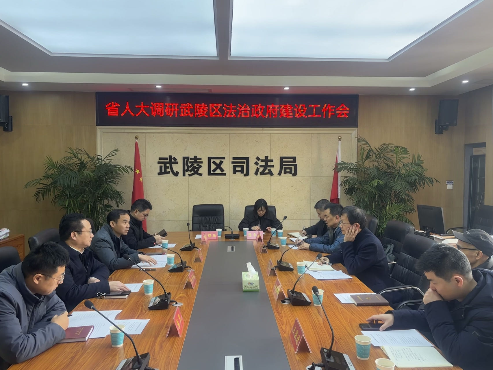 省人大调研组来武陵区调研法治政府建设工作